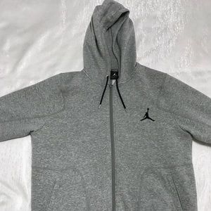 jordan zip-up hoodie (heather grey)